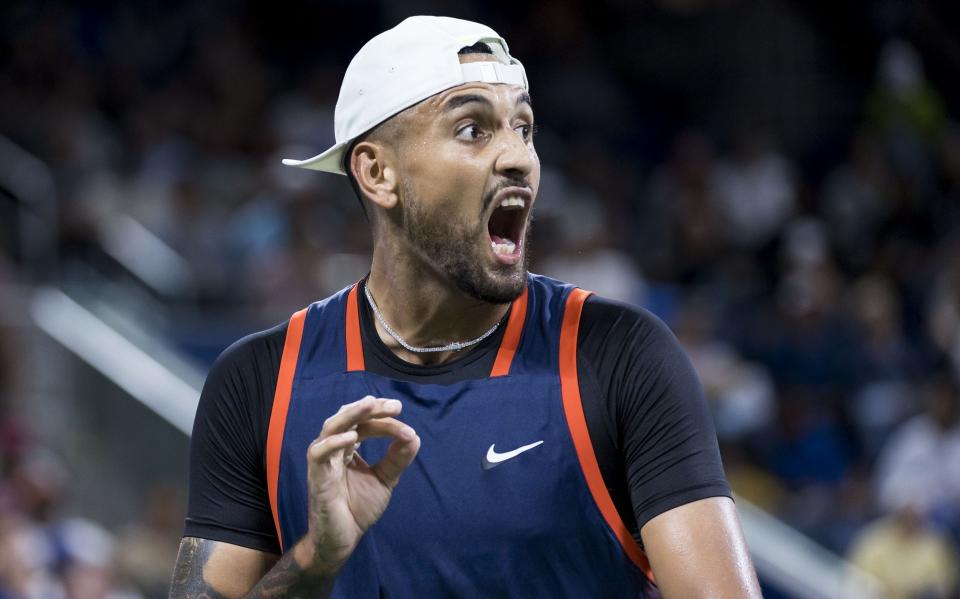 Nick Kyrgios is in the form of his life and still managing the odd outburst in New York - SHUTTERSTOCK