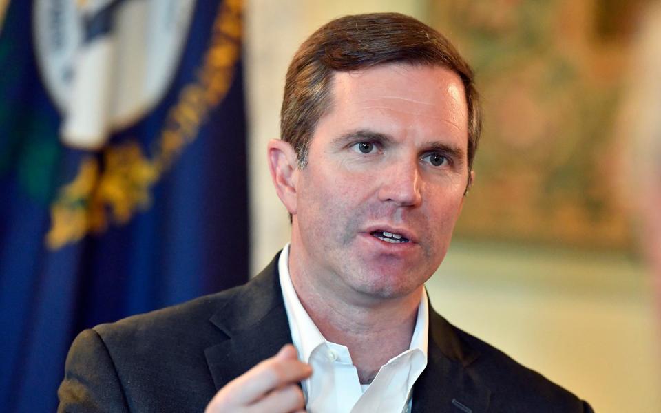 Kentucky's Andy Beshear is open to being Kamala Harris' running mate if she wins the Democrat nomination