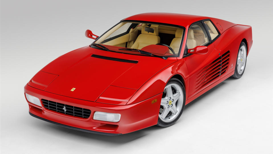 A 1992 Ferrari 512 TR.