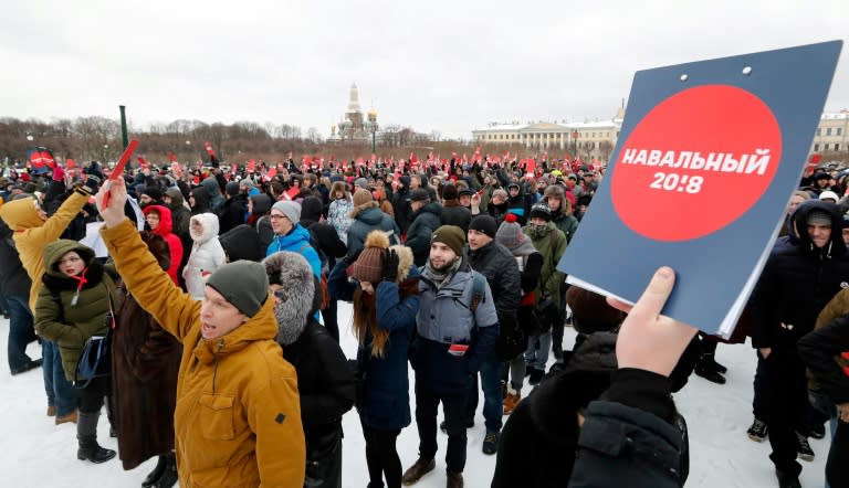 More than 15,000 Russians endorsed Navalny, seen as the only one able to take on strongman Vladimir Putin