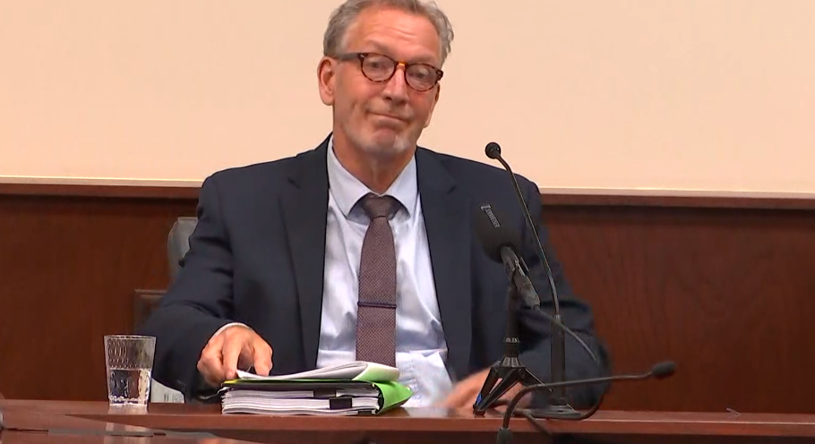 Psychologist Gregory Prichard answers questions about Aiden Fucci during the teen's sentencing hearing Tuesday in the death of 13-year-old Tristyn Bailey in St. Johns County.