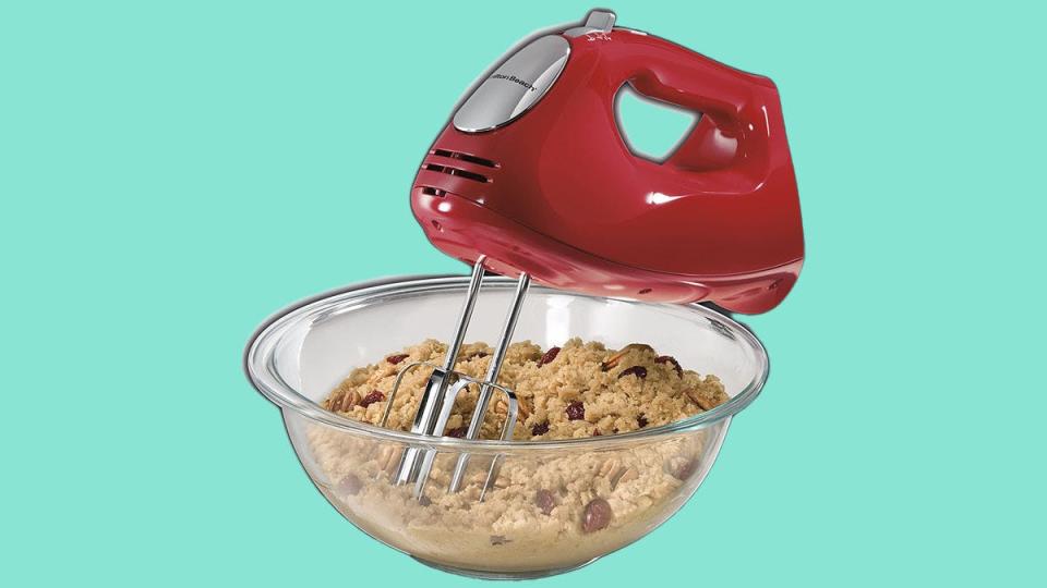 This Hamilton Beach mixer comes fully-stocked with attachments for any kind of cooking scenario, and Amazon has it for 25% off.