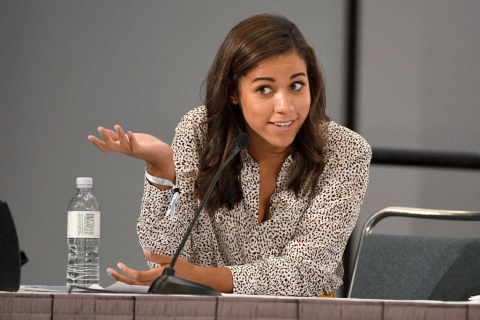 Alexi McCammond in Los Angeles on October 20, 2018. / Credit: Michael S. Schwartz / Getty