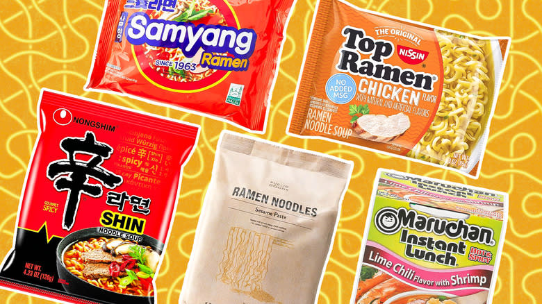 instant ramen packs