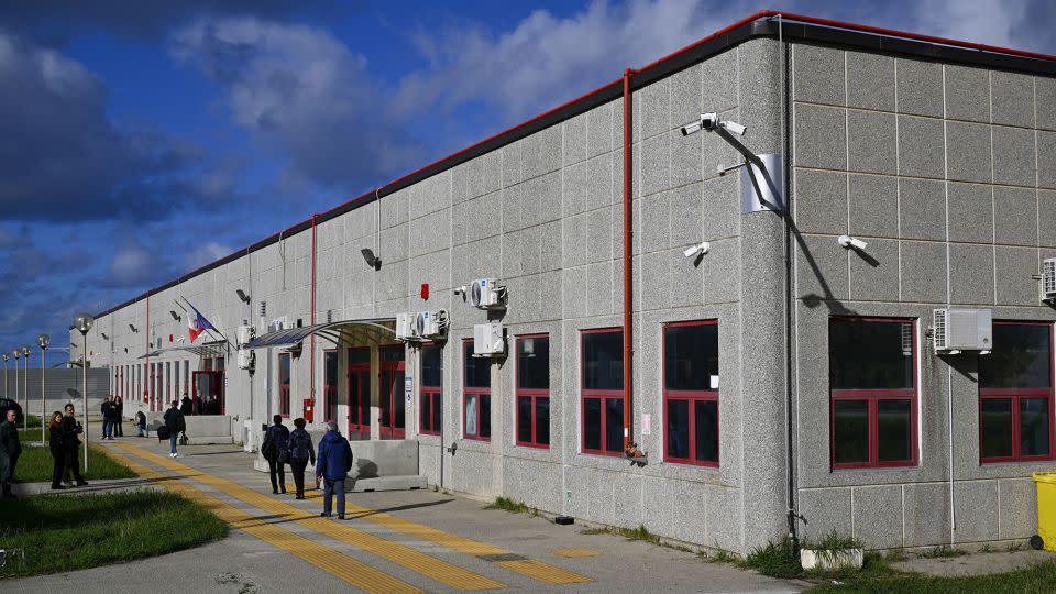 The trial took place in a specially-built bunker in Lamezia Temre, southern Italy, amid safety concerns. - Valeria Ferraro/AP