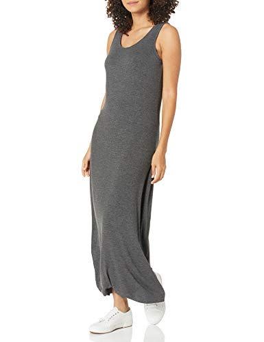 6) Women's Solid Tank Maxi Dress