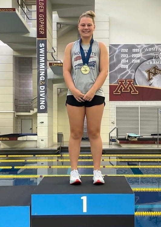 Gena Jorgenson placed first in two events at the Futures Championship.