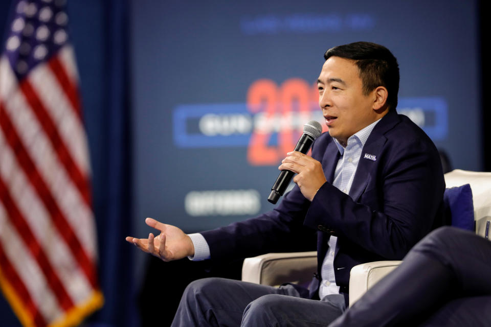 Businessman Andrew Yang is getting the support of a super PAC in his presidential campaign. (Photo: Steve Marcus/Reuters)