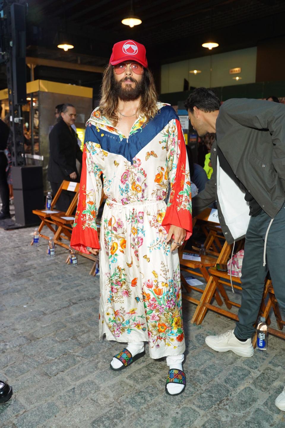 Jared Leto attends the Vogue World runway show on September 12, 2022.