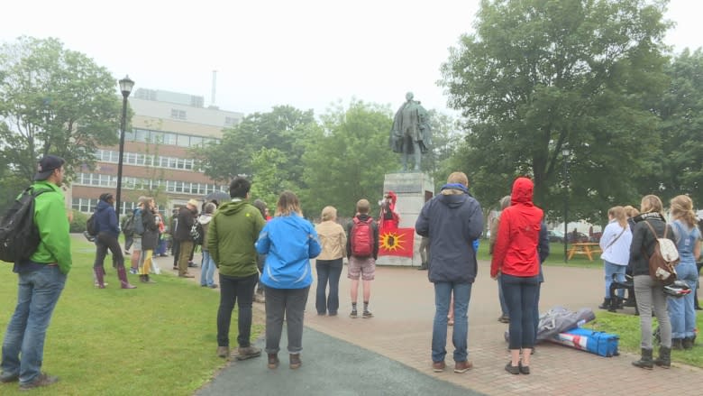 Cornwallis protest held amid Canada Day celebrations