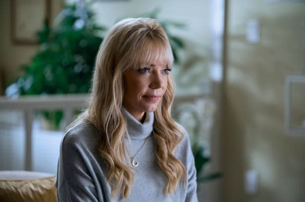 Riki Lindhome as Dr. Valerie Kinbott, Wednesday Addams' therapist in "Wednesday" on Netflix<p>Netflix</p>