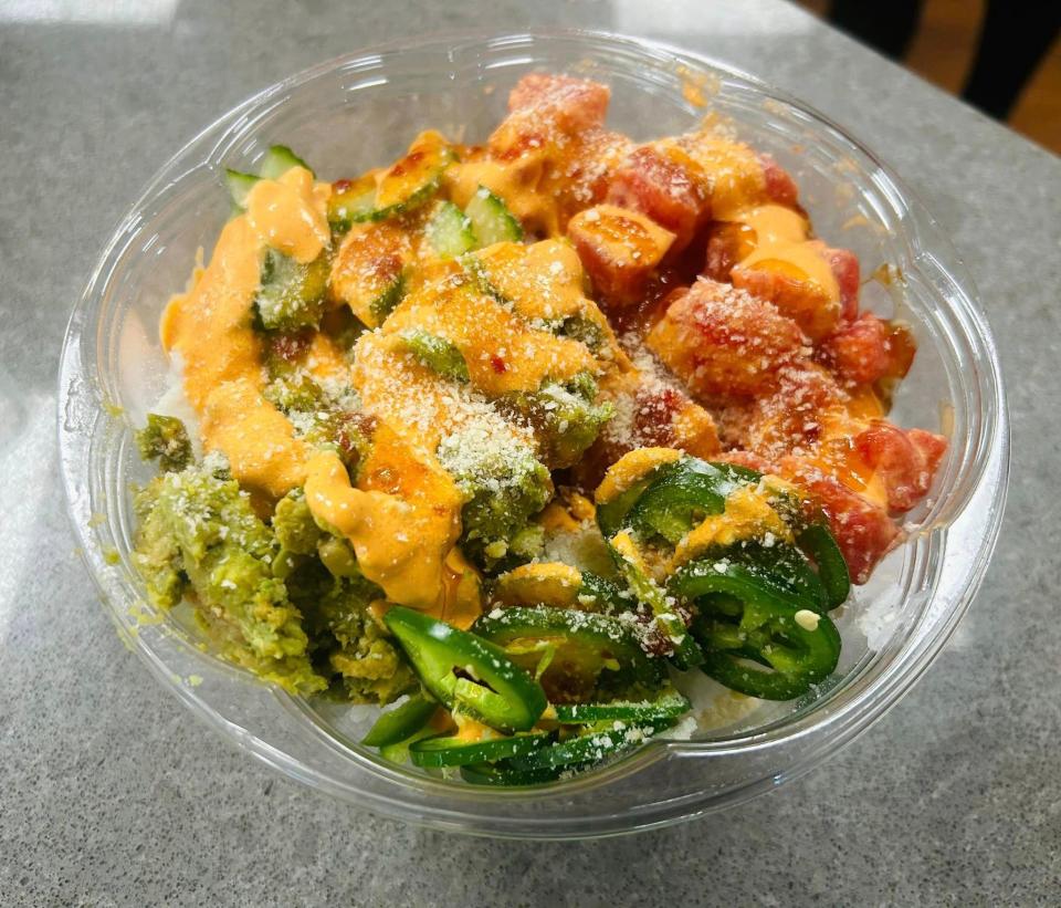 Get a bowl of fresh spicy tuna today at Poke-Soul.