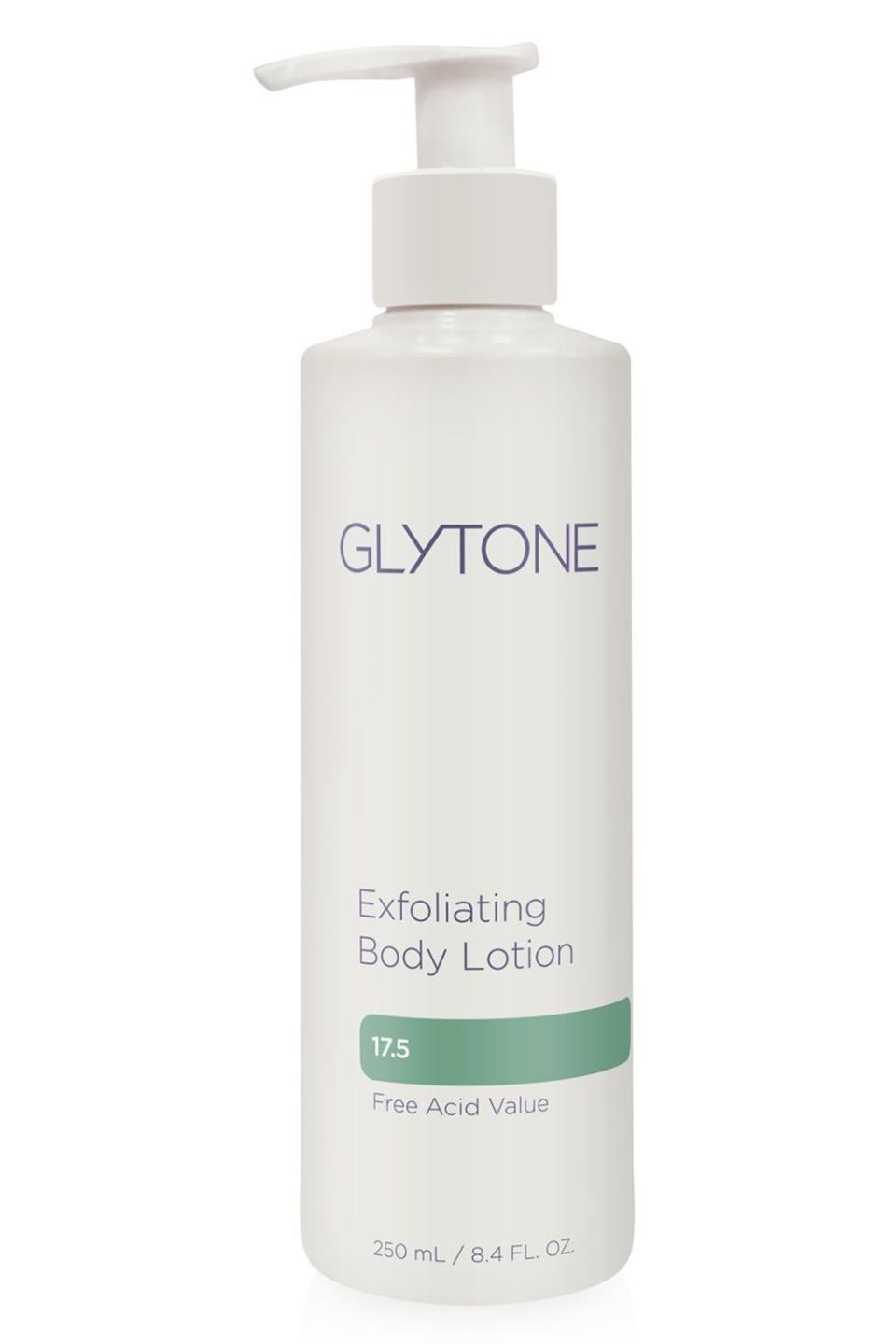 7) Glytone Exfoliating Body Lotion