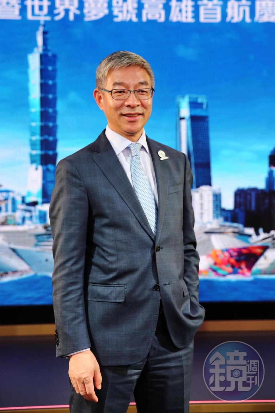 雲頂郵輪集團總裁朱福明看好台灣郵輪市場潛力。