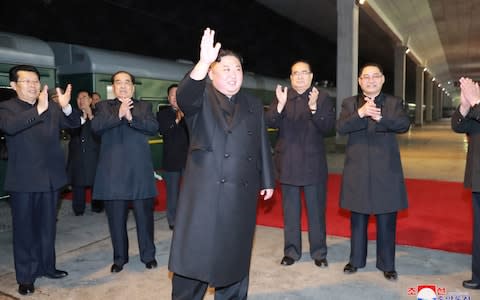 North Korean leader Kim Jong-un departs to visit Russia at undisclosed location - Credit: Reuters