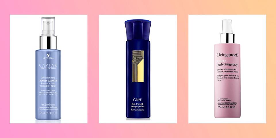 <p>If you've been reaching for the hair straighteners a <em>little</em> too often, then it's time to invest in a heat protection spray (and we've made it oh-so easy to find the best one). Yep, we've rounded up the top-rated thermal hair protectors in the UK, from the likes of ghd, Garnier and Tresemme. So, whether your locks are dry, oily, damaged or colour-treated, there's a heat protector for you...</p>