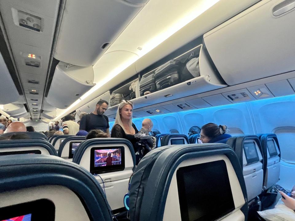 Flying on Delta's Boeing 767-300ER.