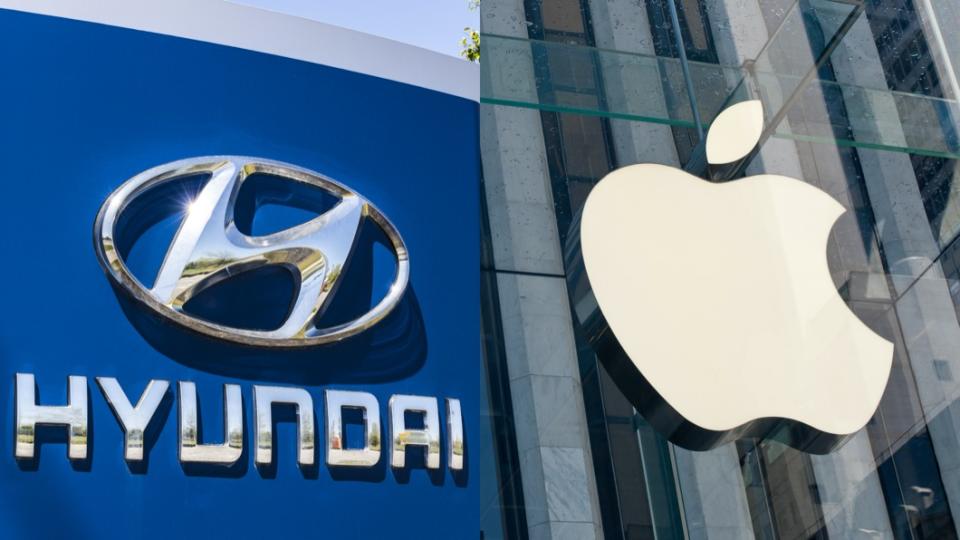 原先傳出Apple要交由Hyundai代工打造電動車，不過在今年初宣告破局。(圖片來源/ Shutterstock達志影像)