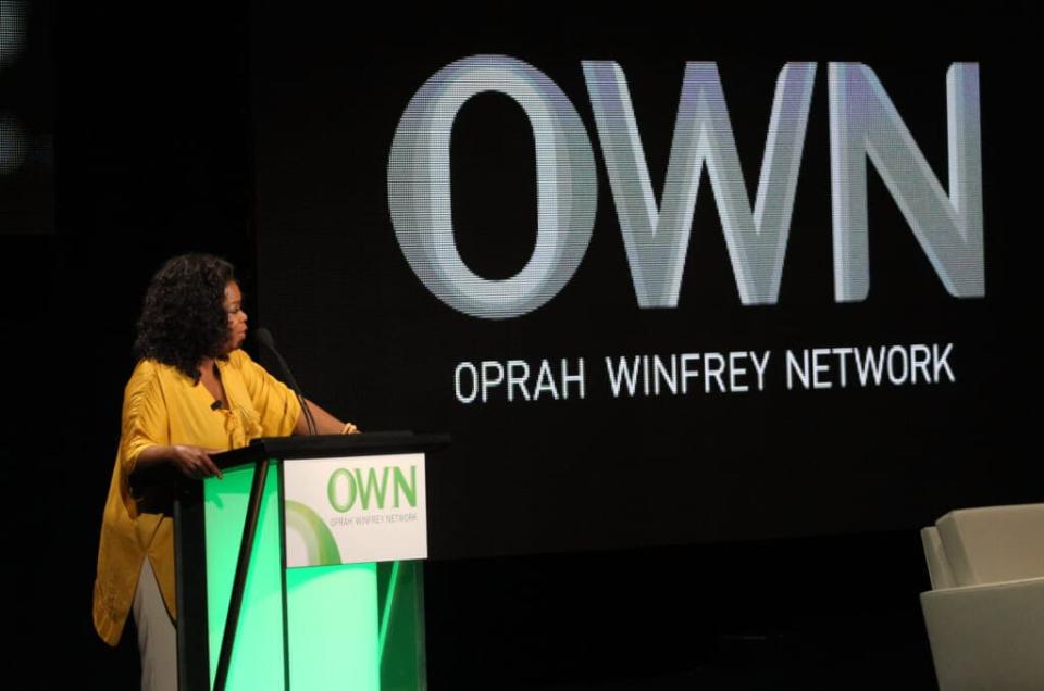 Oprah Winfrey speaks during the ‘The Rosie Show’ panel during the OWN portion of the 2011 Summer TCA Tour held at the Beverly Hilton Hotel on July 29, 2011 in Beverly Hills, California. (Photo by Frederick M. Brown/Getty Images)