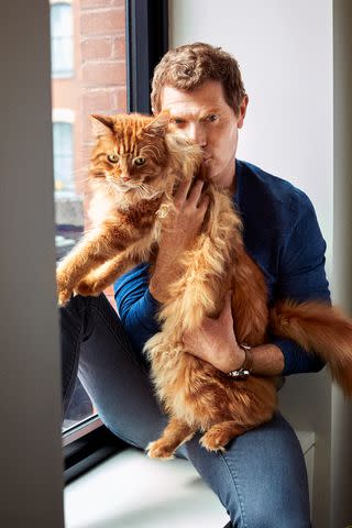 <p>Alexei Hay</p> Bobby Flay with Nacho in the PEOPLE's 2017 Sexiest Man Alive Issue
