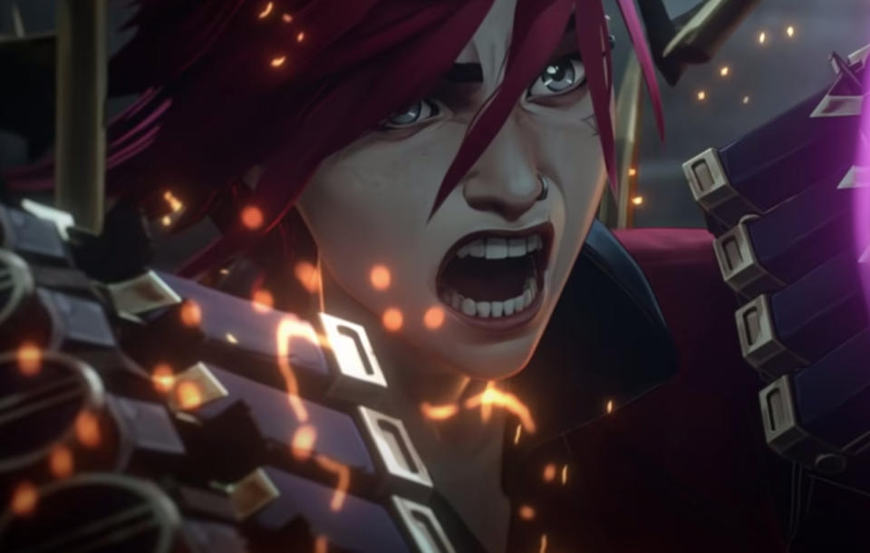 Vi the Piltover Enforcer, one of the principal characters of Arcane, the upcoming League of Legends animated series on Netflix. (Photo: Riot Games/Netflix)