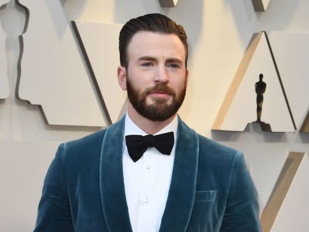 Chris Evans at the Academy Awards on 24 February 2019 (MARK RALSTON/AFP via Getty Images)