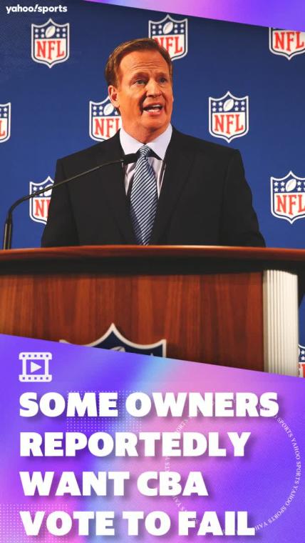Some NFL owners reportedly rooting for CBA vote to fail