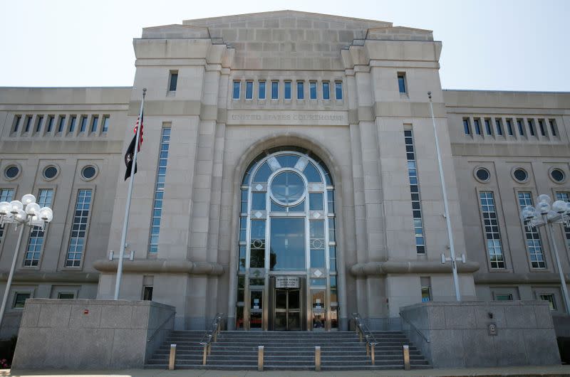 The U.S. District Court building in New Hampshire