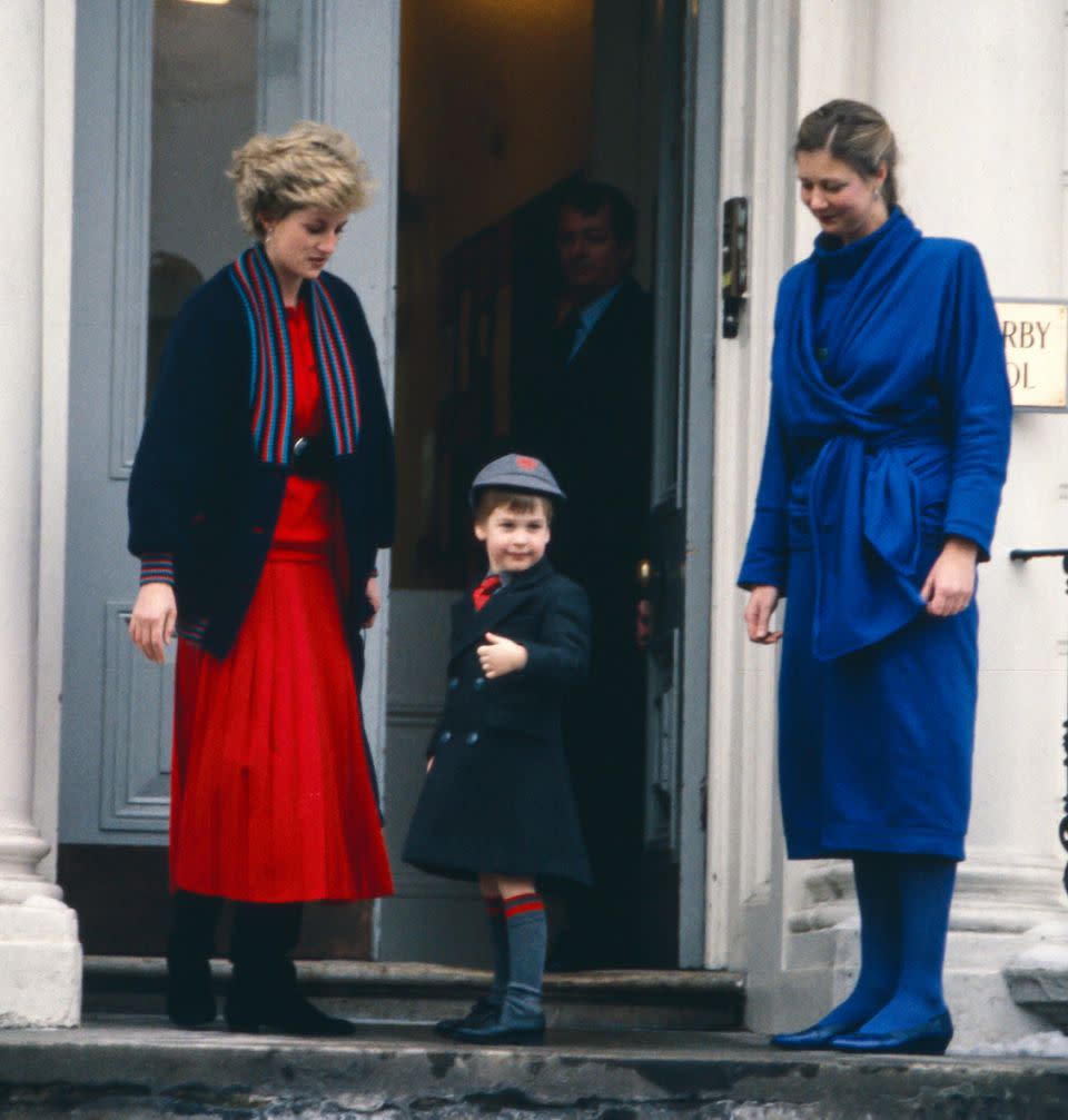 Prince William's first day was in 1987. Photo: Getty Images