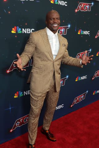 <p>Chris Haston/NBC</p> Terry Crews at the red carpet for season 18 of "America's Got Talent."