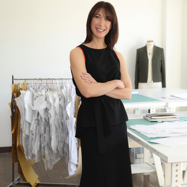 <i>Samantha Cameron’s first collection launches today [Photo: Instagram/britishvogue]</i>