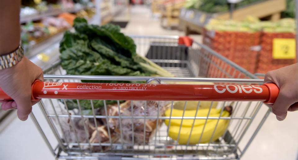 Coles has dumped the trolley ban in self-serve checkouts 