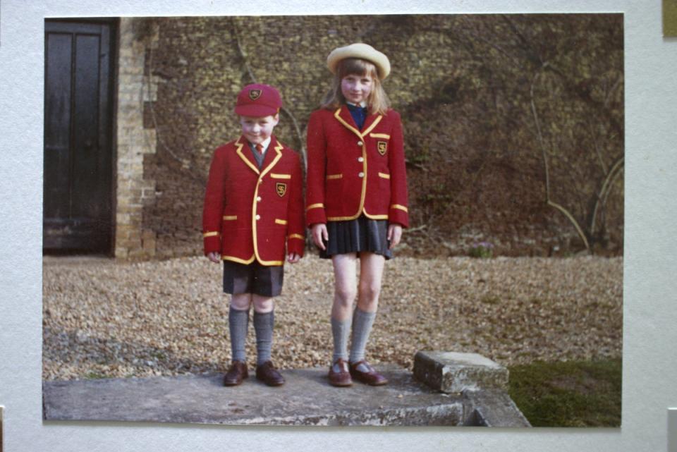 Charles Spencer and sister Diana (Princess of Wales) (Earl Spencer)