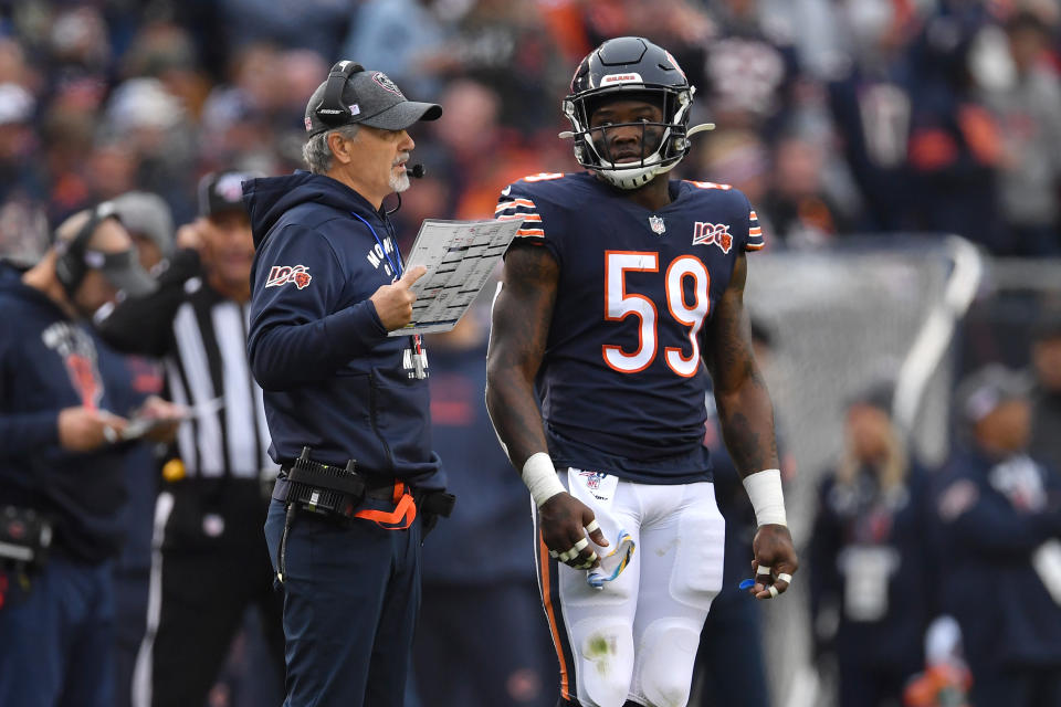 The Bears fear that linebacker Roquan Smith tore his pectoral muscle on Thursday night against the Cowboys.