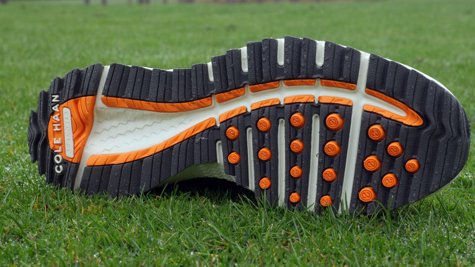 The outsole on the Cole Haan ZeroGrand Overtake golf shoe