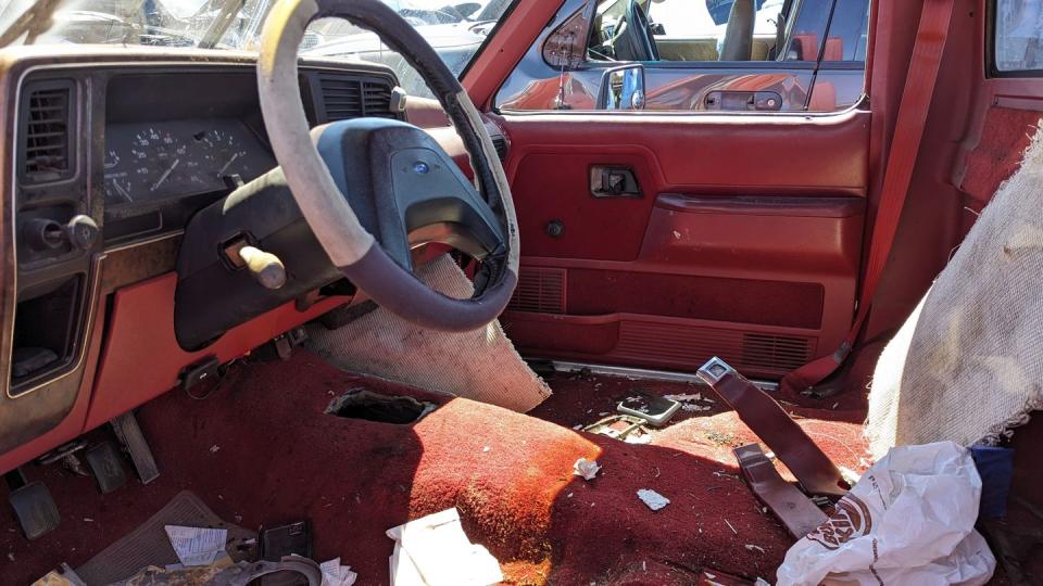 1985 ford ranger gt in colorado junkyard