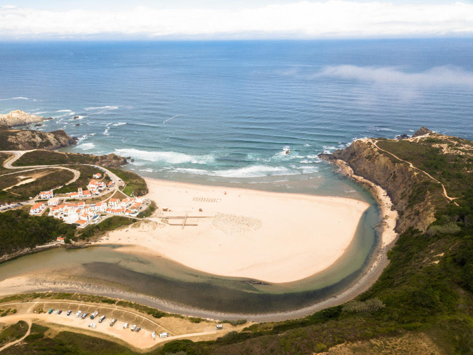 Praia de Odeceixe in Aljezur, Portugal.