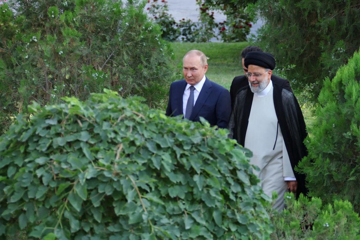 Vladimir Putin Raisi Iran Russia