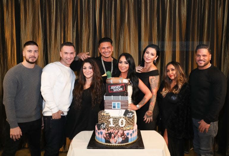 The cast of MTV's "Jersey Shore" in 2019.