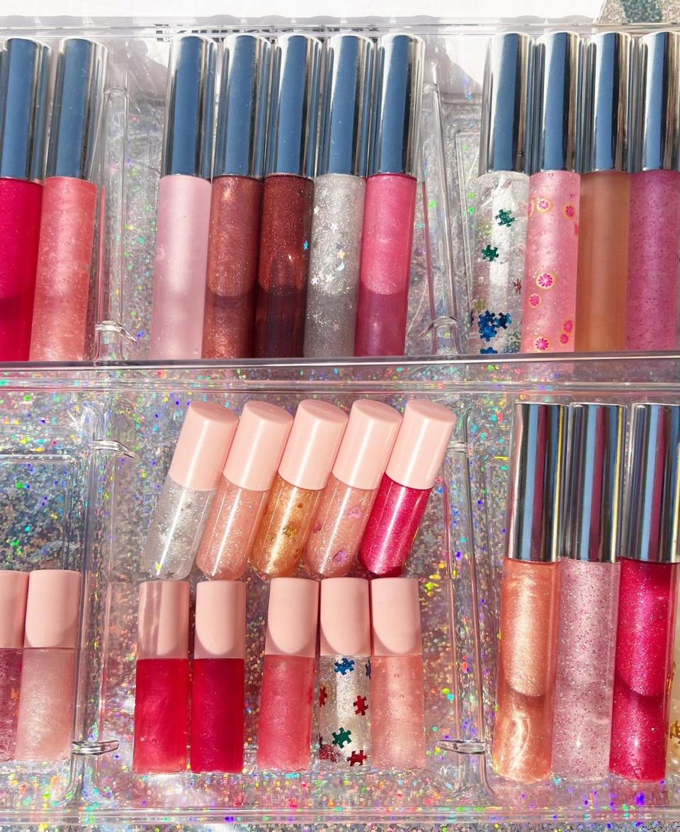 Angel Glow Cosmetics is Natalia's second business where she sells lipglosses she makes.