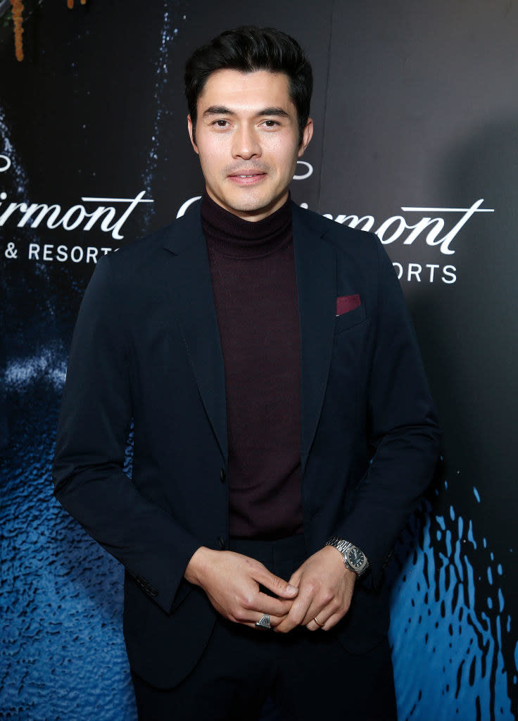 Closeup of Henry Golding