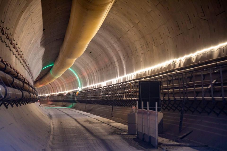 Giant machines dig HS2’s longest tunnel (HS2 Ltd / PA)