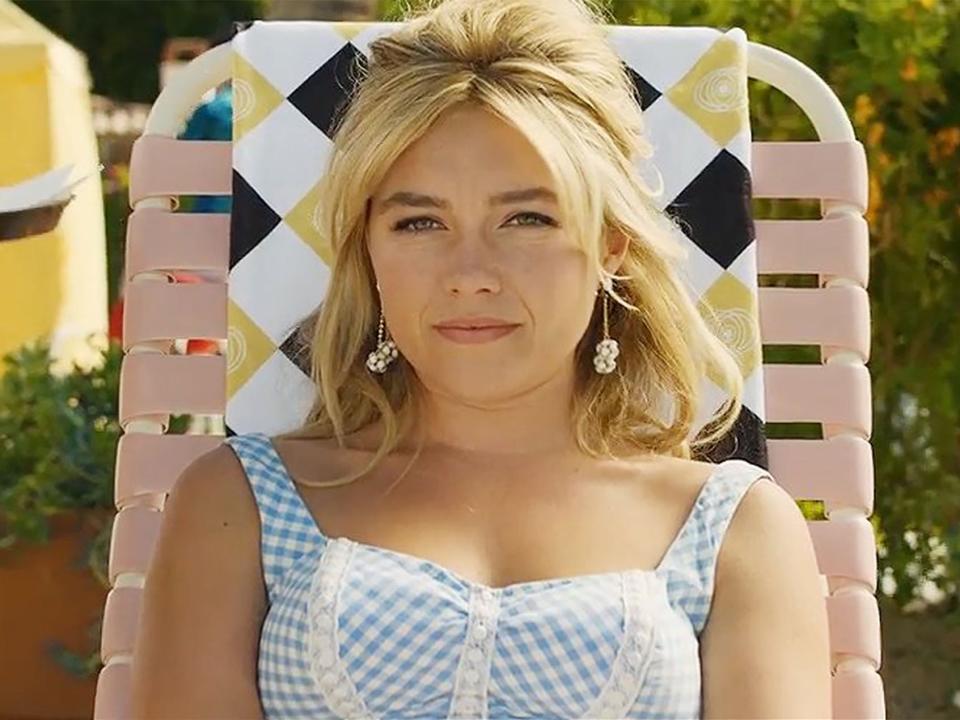 Florence Pugh in a dress