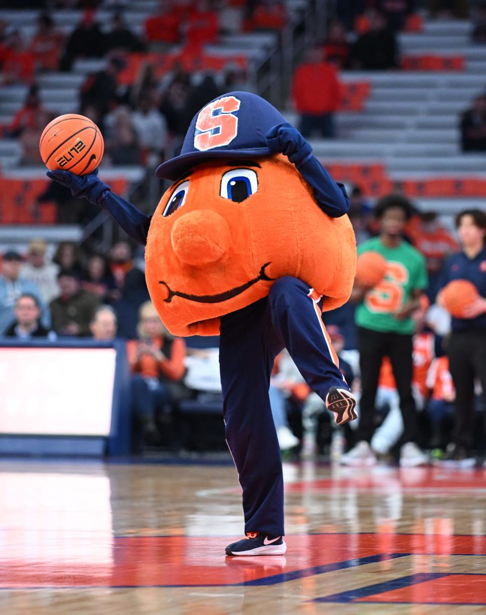 Syracuse's Otto the Orange is among the most recognizable mascots in college sports. Could we produce a high school replica at Odessa?