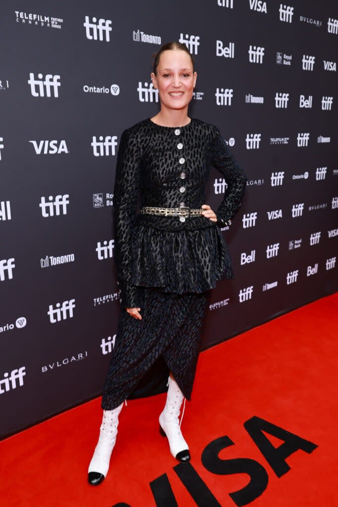 TORONTO, ONTARIO – SEPTEMBER 08: Vicky Krieps attends “The Dead Don’t Hurt” premiere during the 2023 Toronto International Film Festival at Princess of Wales Theatre on September 08, 2023 in Toronto, Ontario. (Photo by Matt Winkelmeyer/Getty Images)