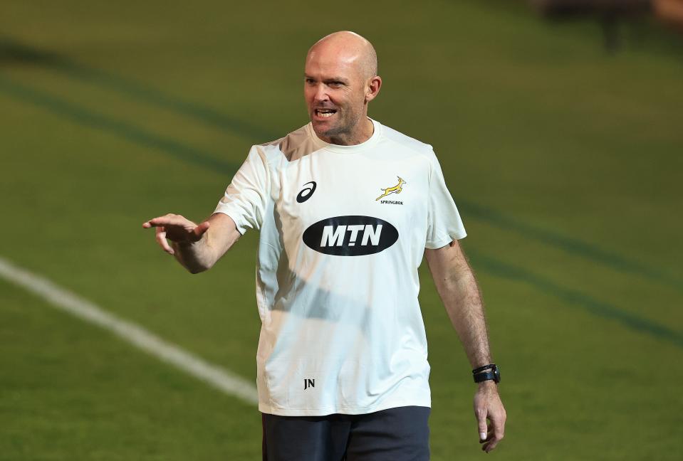 Springbok coach Jacques Nienaber has deviated from a strategy that secured the 2019 Rugby World Cup (Getty Images)