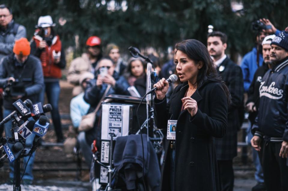 She filed a federal lawsuit Monday accusing the New York State Republican Party of having onerous rules that thwart her from qualifying for ballot status to run for the US Senate. Stephen Yang for NY Post