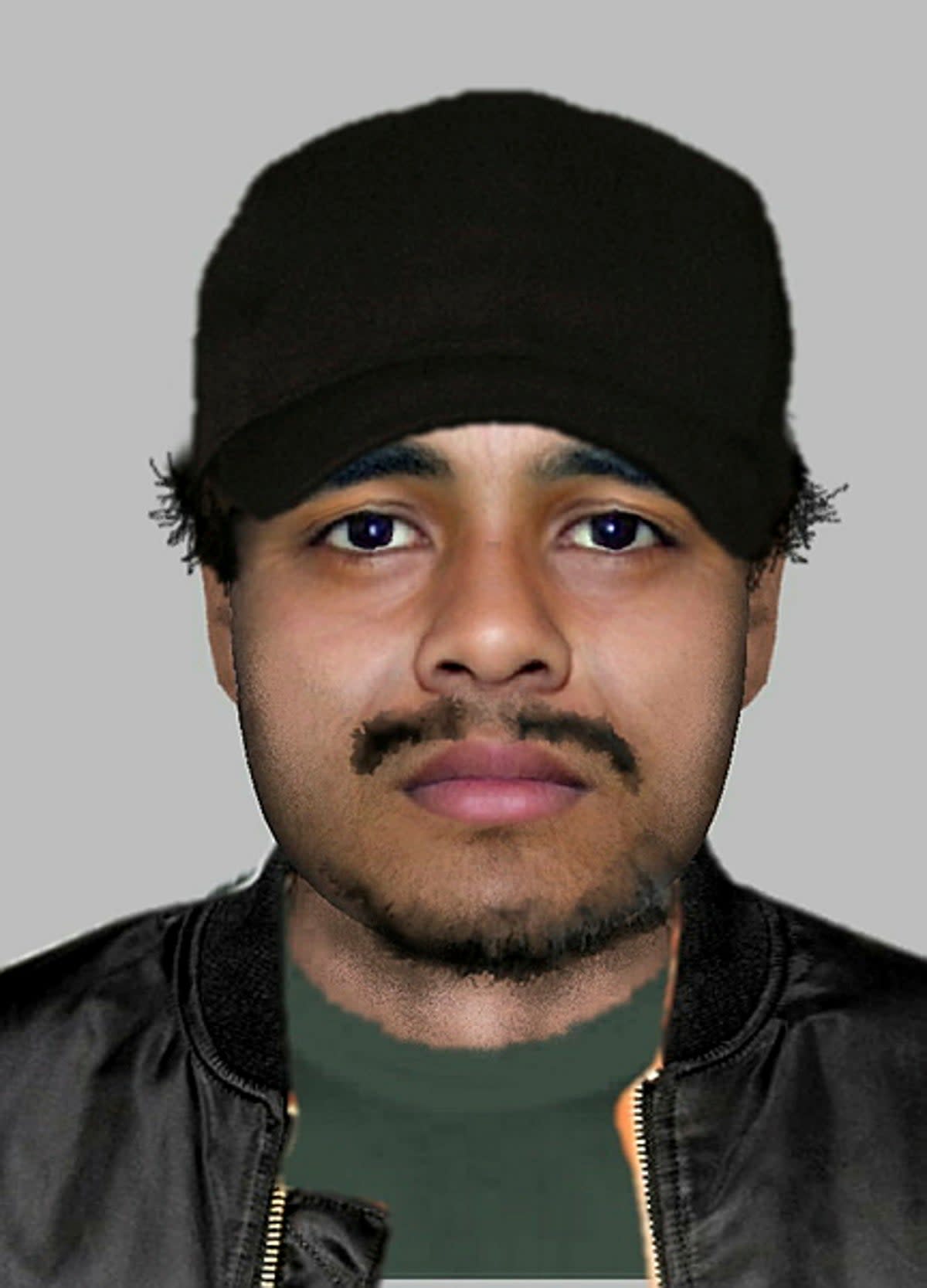 An e-fit image of the man police wish to speak to  (Met Police)