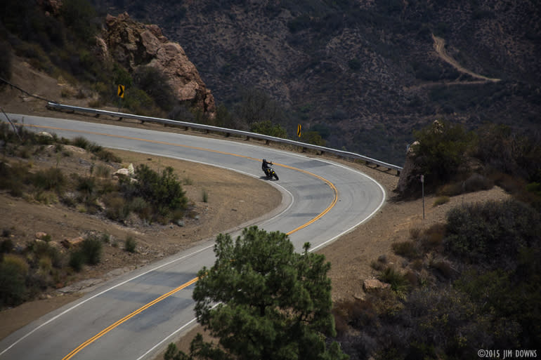 Scrambler on the top of "The Snake."