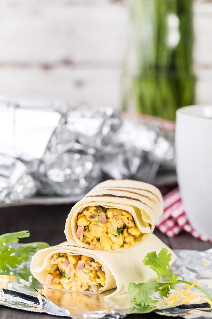 Make-Ahead Southwest Breakfast Burrito